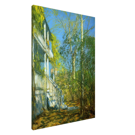 Childe Hassam - Summer at Cos Cob Canvas - 20x30 cm / 8x12 inches-canvas