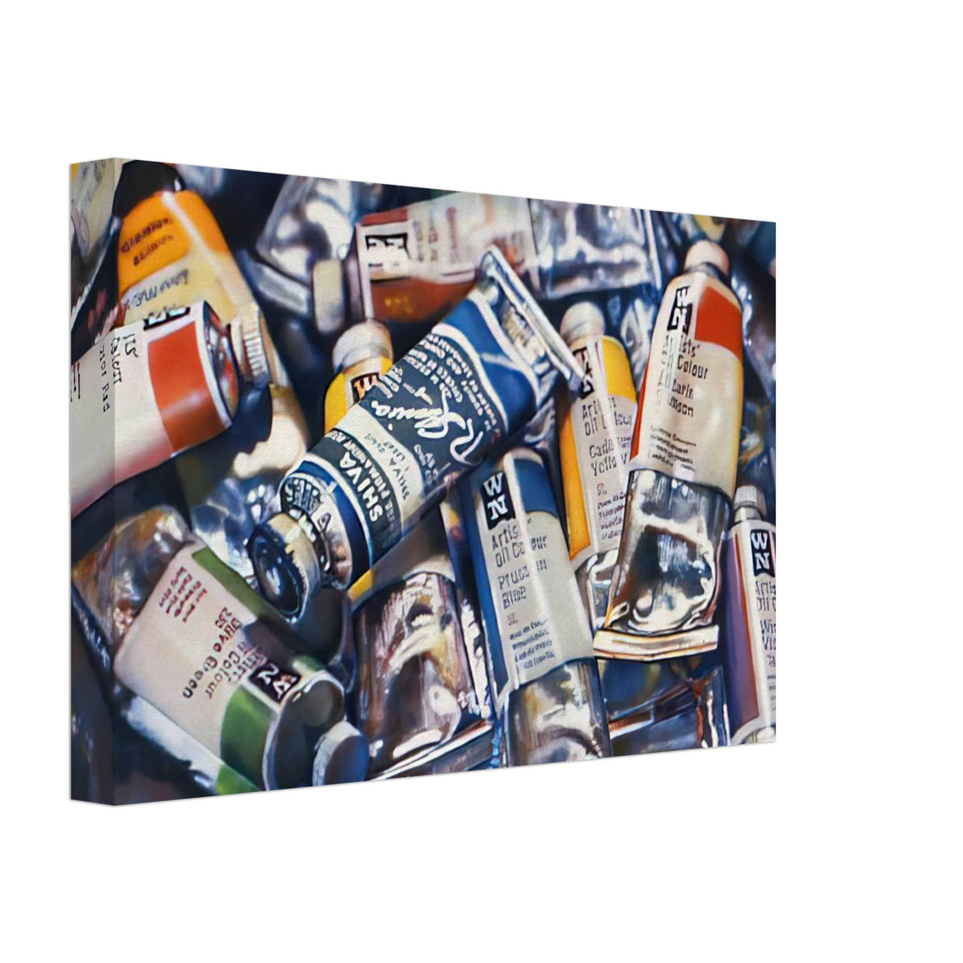 Audrey Flack - SHIVA BLUE 1973 Canvas - 40x60 cm / 16x24 inches-canvas