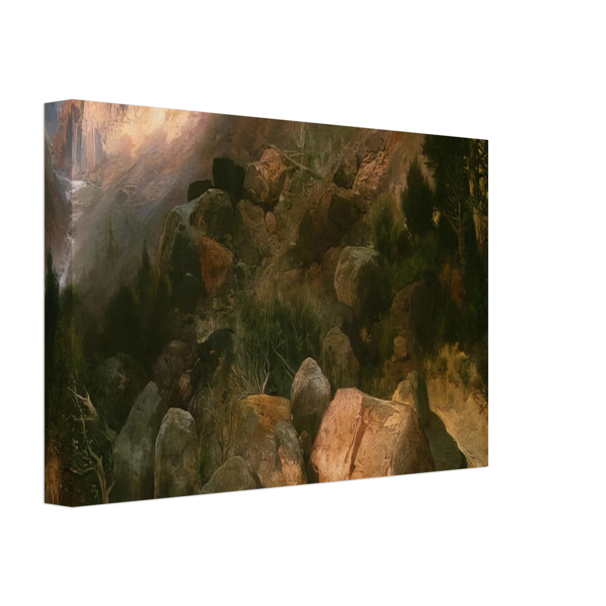 Thomas Moran - Golden Gate Yellowstone National Park Canvas - 70x100 cm / 28x40 inches-canvas