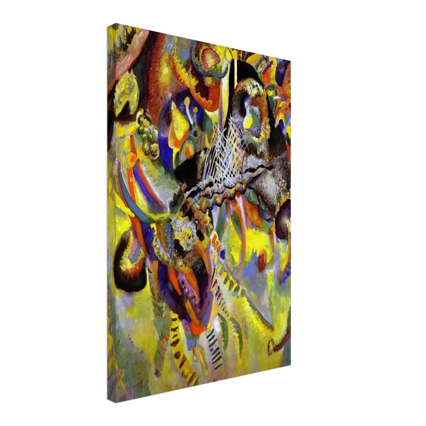 Wassily Kandinsky - FUGUE 1914 Canvas - 40x60 cm / 16x24 inches-canvas