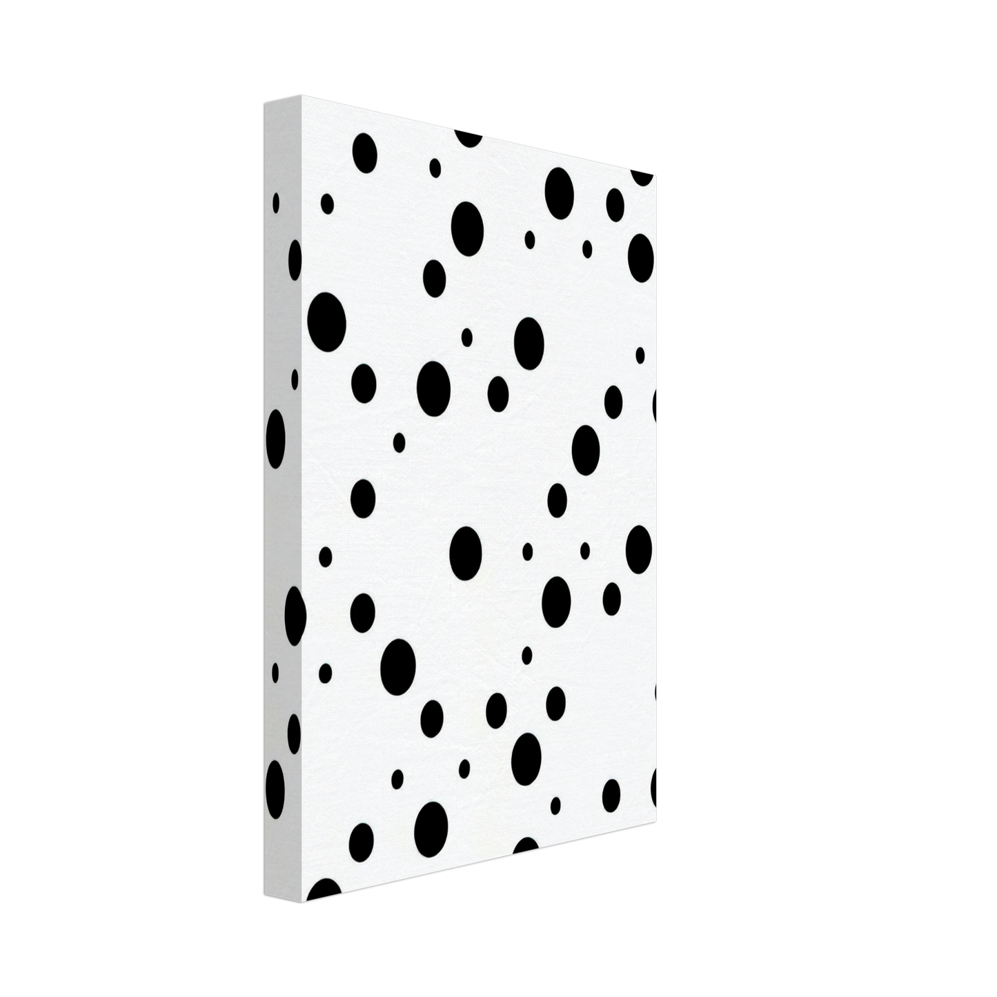 Bridget Riley - WHITE DISKS 1 Canvas - 40x60 cm / 16x24 inches-canvas