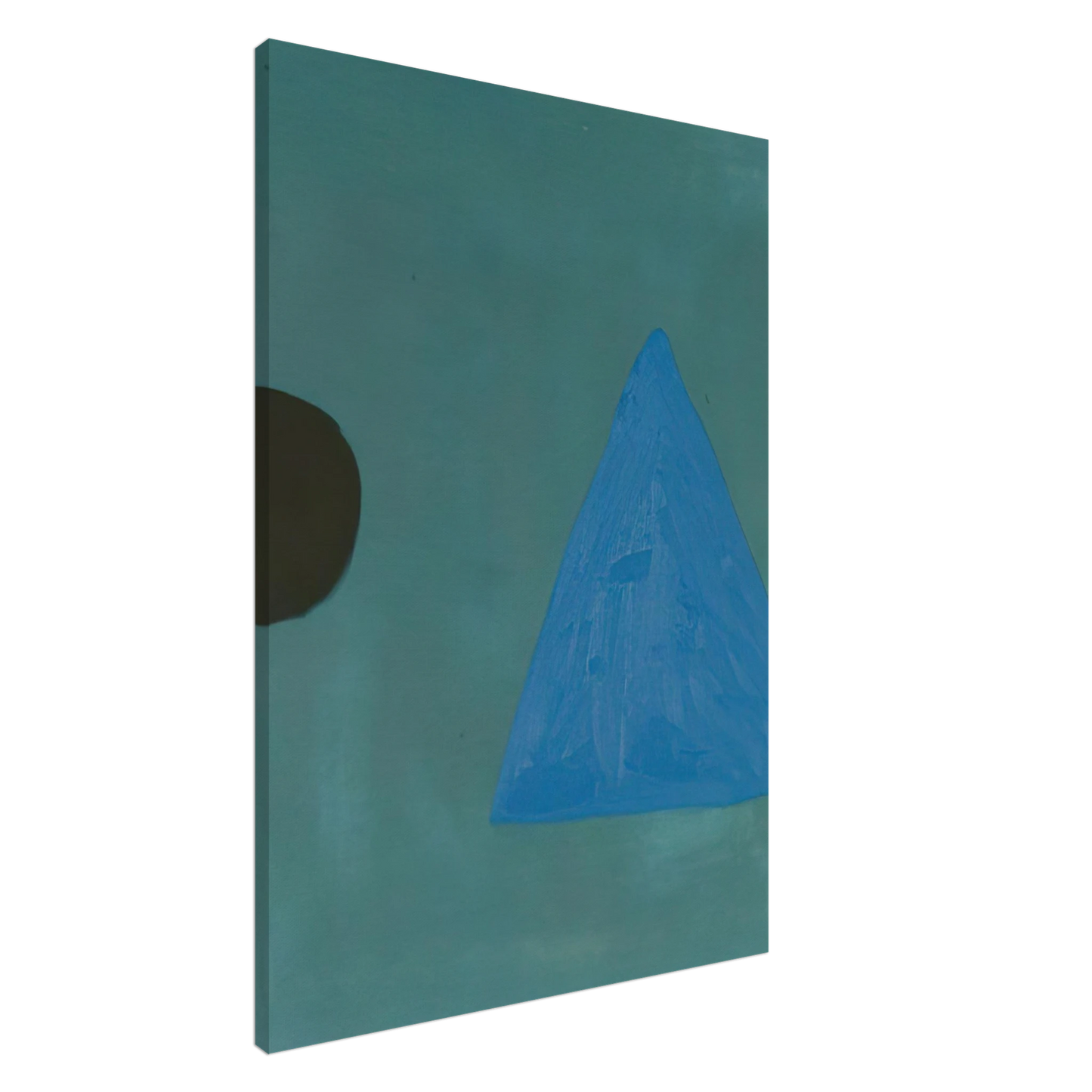 William Scott - Blue on Blue - 1967 Canvas - 20x30 cm / 8x12 inches-canvas