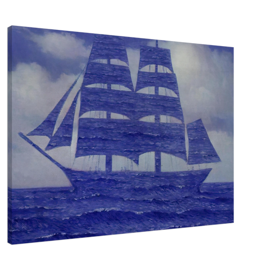 Rene Magritte - THE SEDUCER 1953 Canvas - 20x30 cm / 8x12 inches-canvas