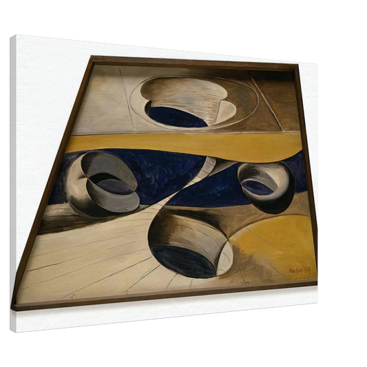 Man Ray - SHAKESPEAREAN EQUATION MEASURE FOR MEASURE Canvas - 20x30 cm / 8x12 inches-canvas