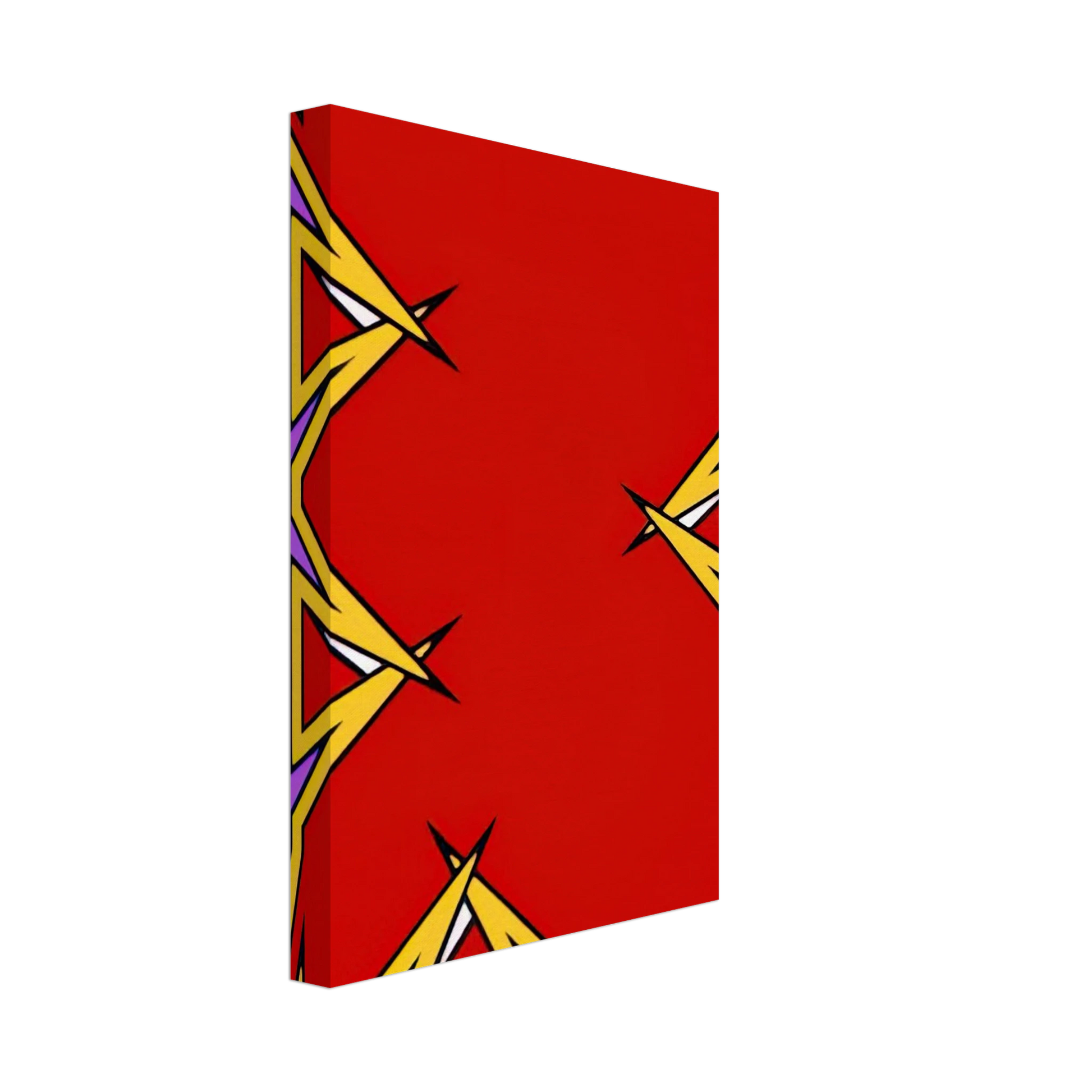 Nicholas Krushenick - Boston Tea Party - 1975 Canvas - 70x100 cm / 28x40 inches-canvas