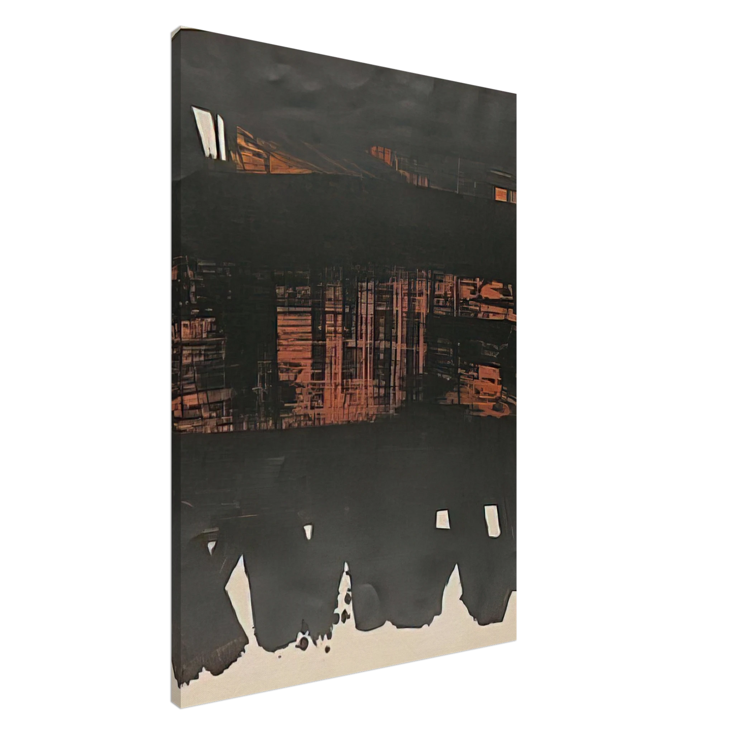 Pierre Soulages - Lithographie No. 22 - 1969 Canvas - 20x30 cm / 8x12 inches-canvas