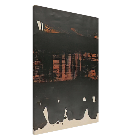 Pierre Soulages - Lithographie No. 22 - 1969 Canvas - 20x30 cm / 8x12 inches-canvas