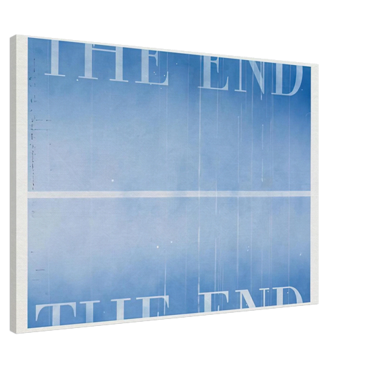 Edward Ruscha - THE END 40 2003 Canvas - 20x30 cm / 8x12 inches-canvas