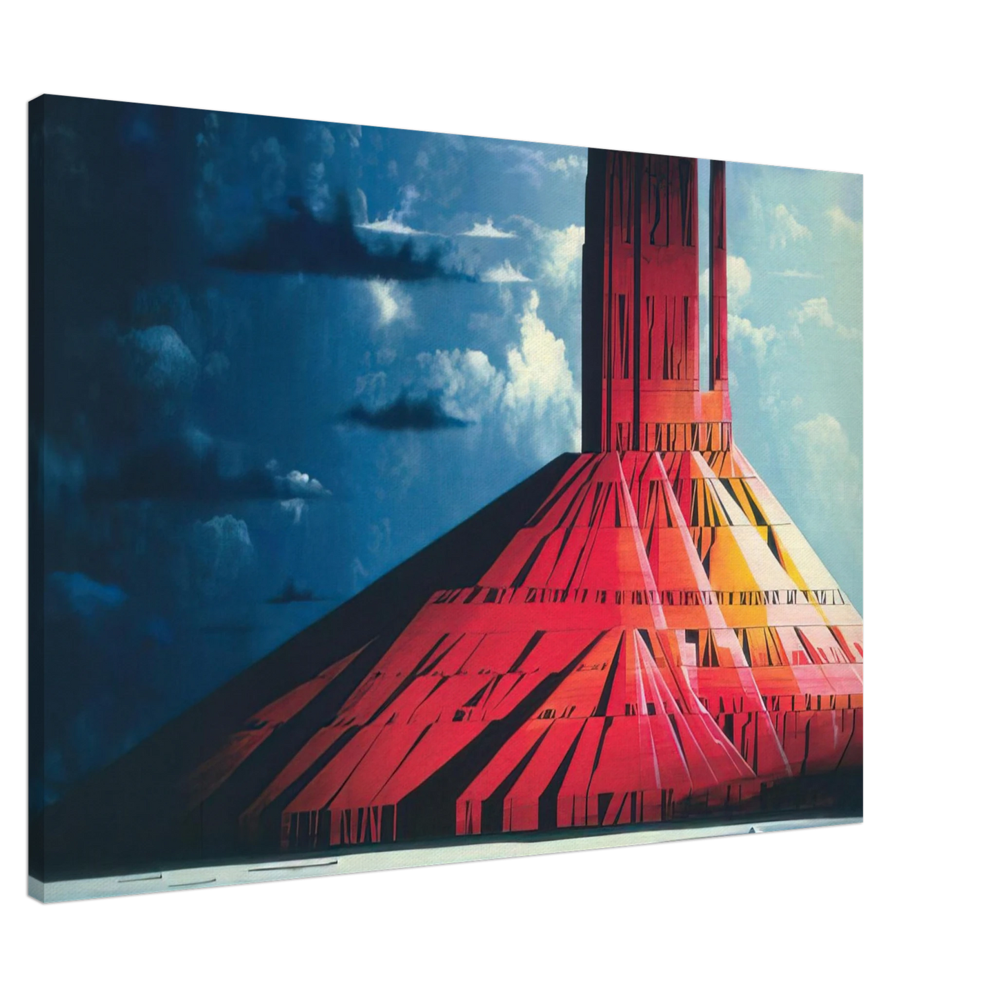 Eyvind Earle - Indian Lands Canvas - 20x30 cm / 8x12 inches-canvas