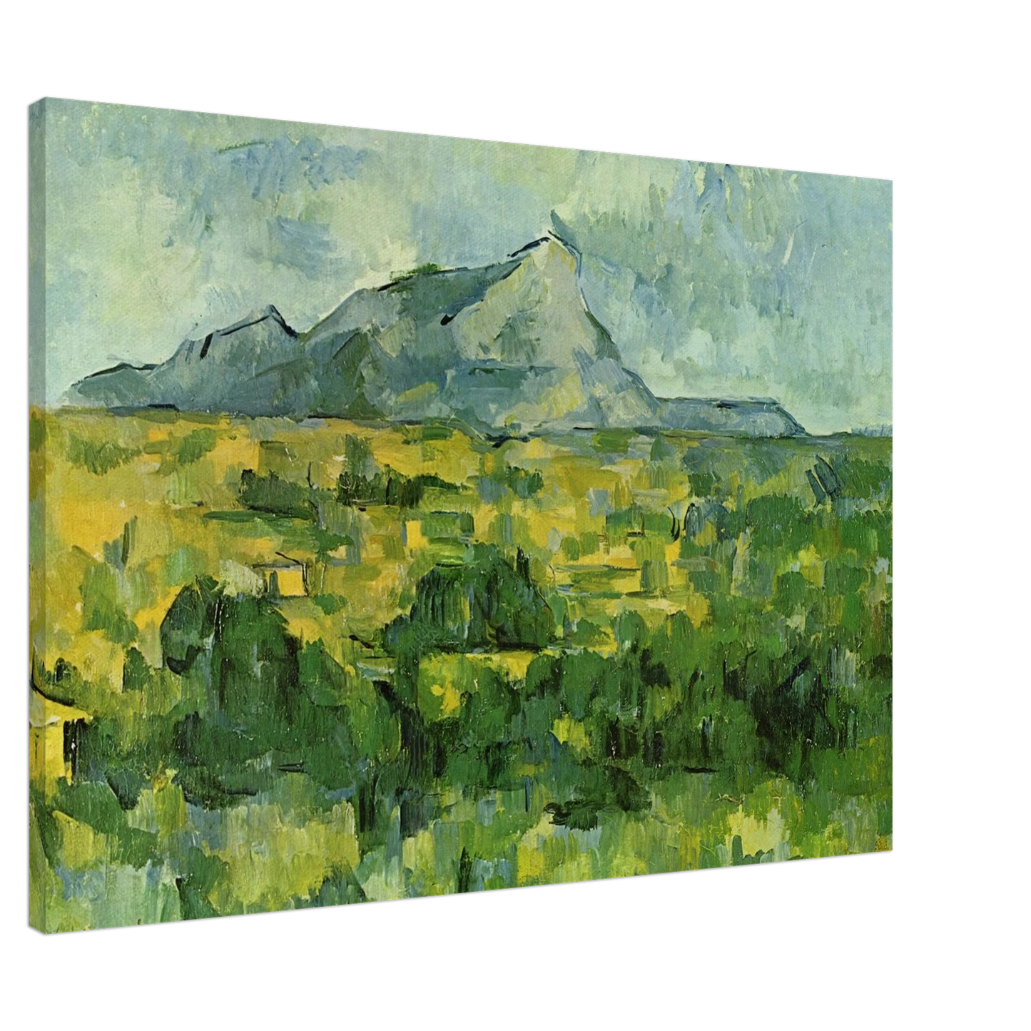 Paul Cezanne - Mont Sainte-Victoire Canvas - 20x30 cm / 8x12 inches-canvas
