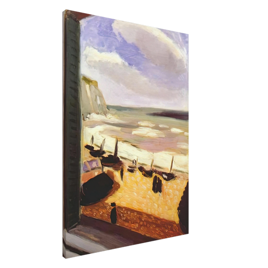 Henri Matisse - OPEN WINDOW AT ETRETAT 1921 Canvas - 20x30 cm / 8x12 inches-canvas
