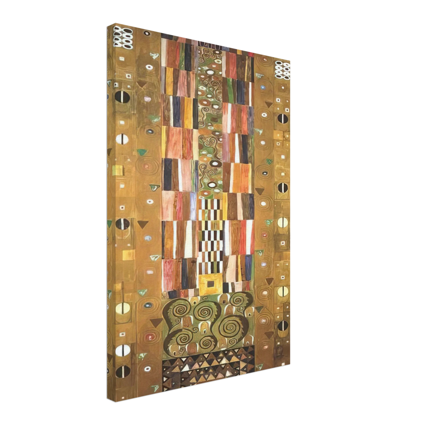 Gustav Klimt - DESIGN FOR THE STOCLETFRIES Canvas - 40x60 cm / 16x24 inches-canvas