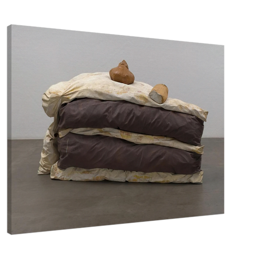 Claes Oldenburg - FLOOR CAKE 1962 Canvas - 20x30 cm / 8x12 inches-canvas