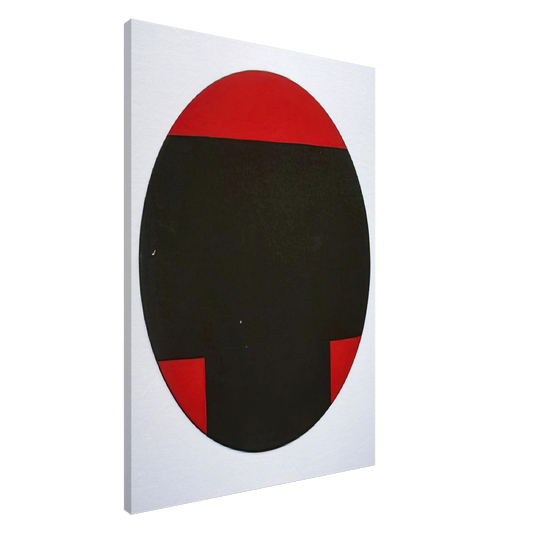 Leon Polk Smith - Big T - Hard Edge Painting Canvas - 20x30 cm / 8x12 inches-canvas