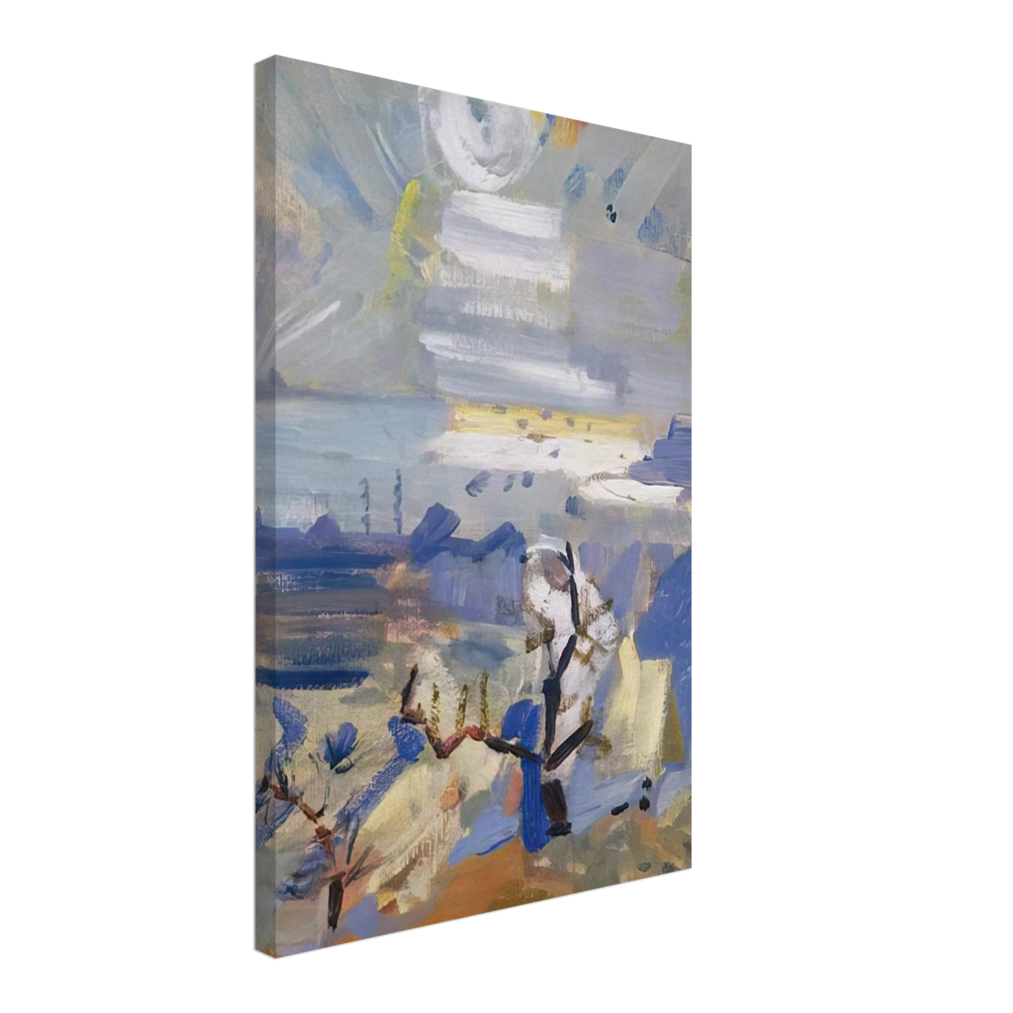 John Marin - Weehawken Sequence, No. 30 - 1916 Canvas - 40x60 cm / 16x24 inches-canvas