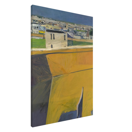 Richard Diebenkorn - Yellow Porch Canvas - 20x30 cm / 8x12 inches-canvas
