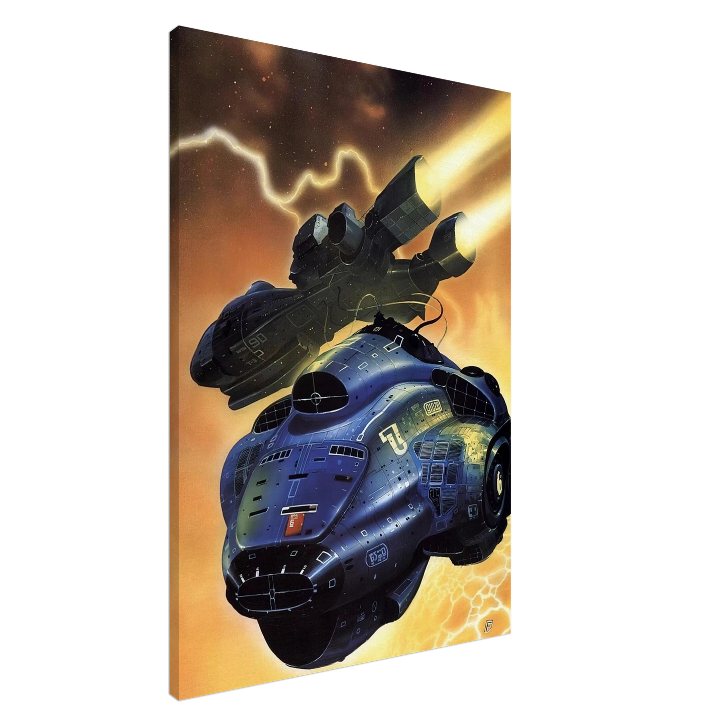 Chris Foss - Chris Foss Canvas - 20x30 cm / 8x12 inches-canvas