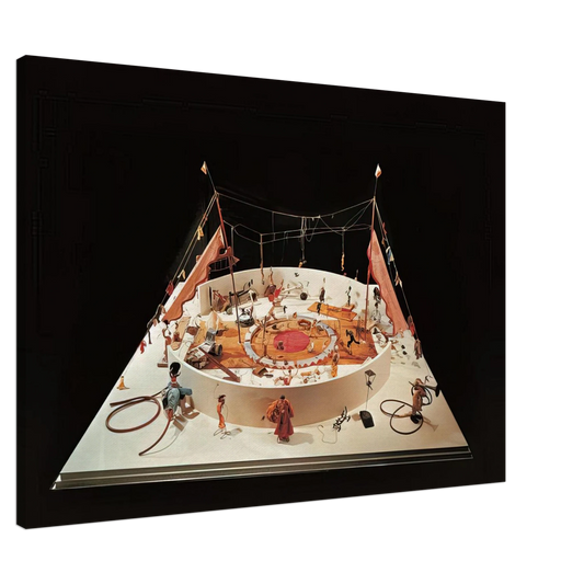 Alexander Calder - CALDER S CIRCUS 1931 Canvas - 20x30 cm / 8x12 inches-canvas