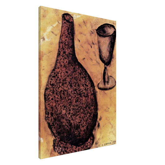 Carlo Carra - IL FIASCO 1915 Canvas - 20x30 cm / 8x12 inches-canvas