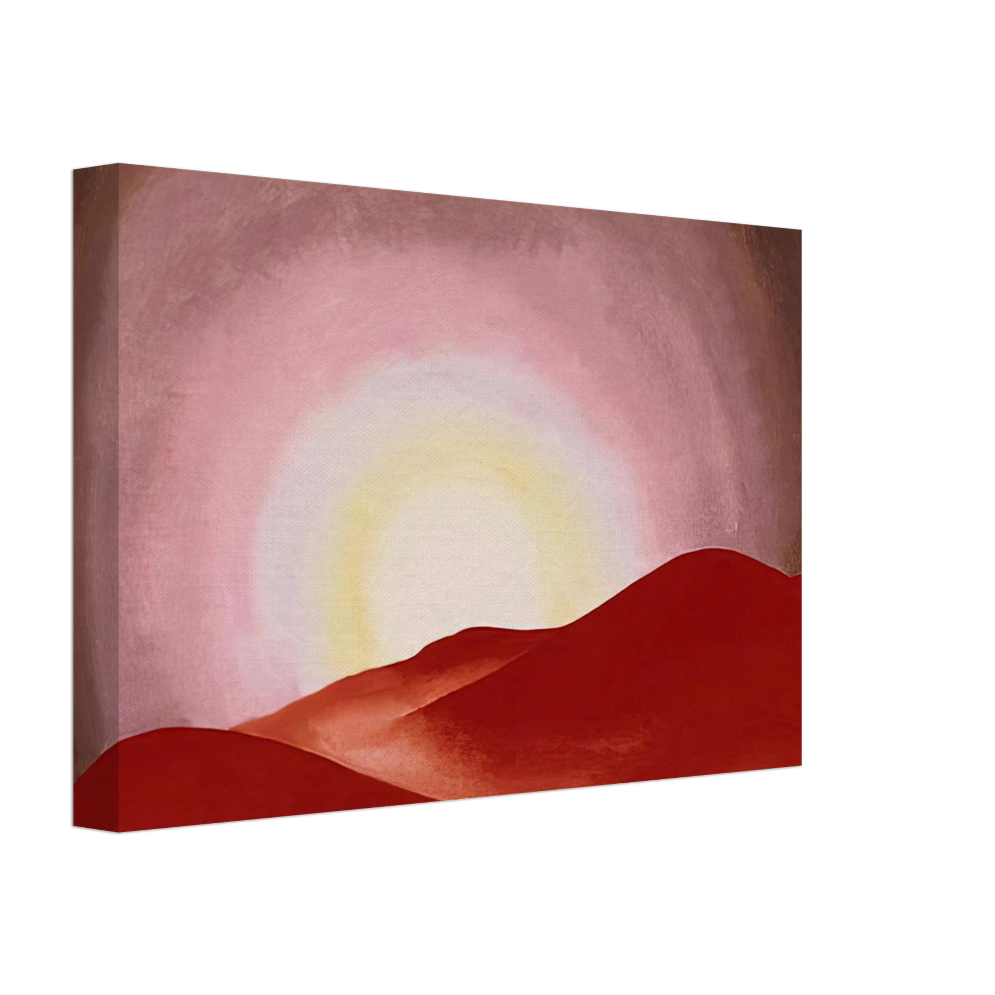 Georgia O'Keeffe - Red Hills, Lake George Canvas - 40x60 cm / 16x24 inches-canvas