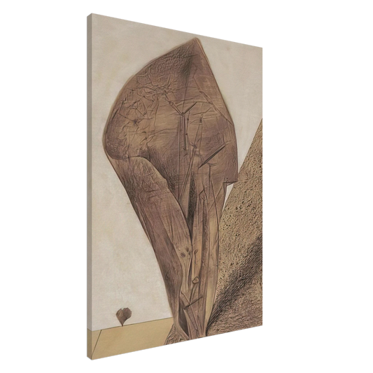 Max Ernst - She keeps her secret Canvas - 20x30 cm / 8x12 inches-canvas