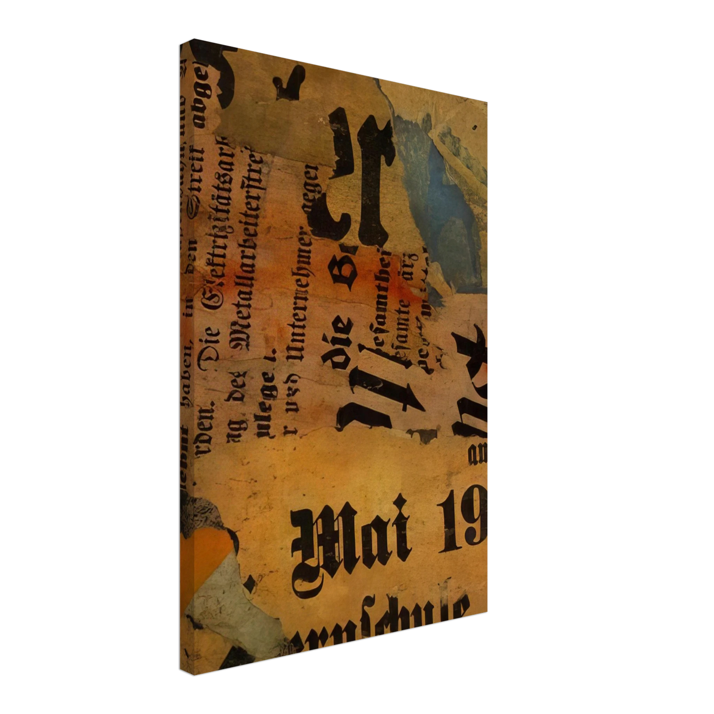 Kurt Schwitters - MAI 191 1919 Canvas - 70x100 cm / 28x40 inches-canvas