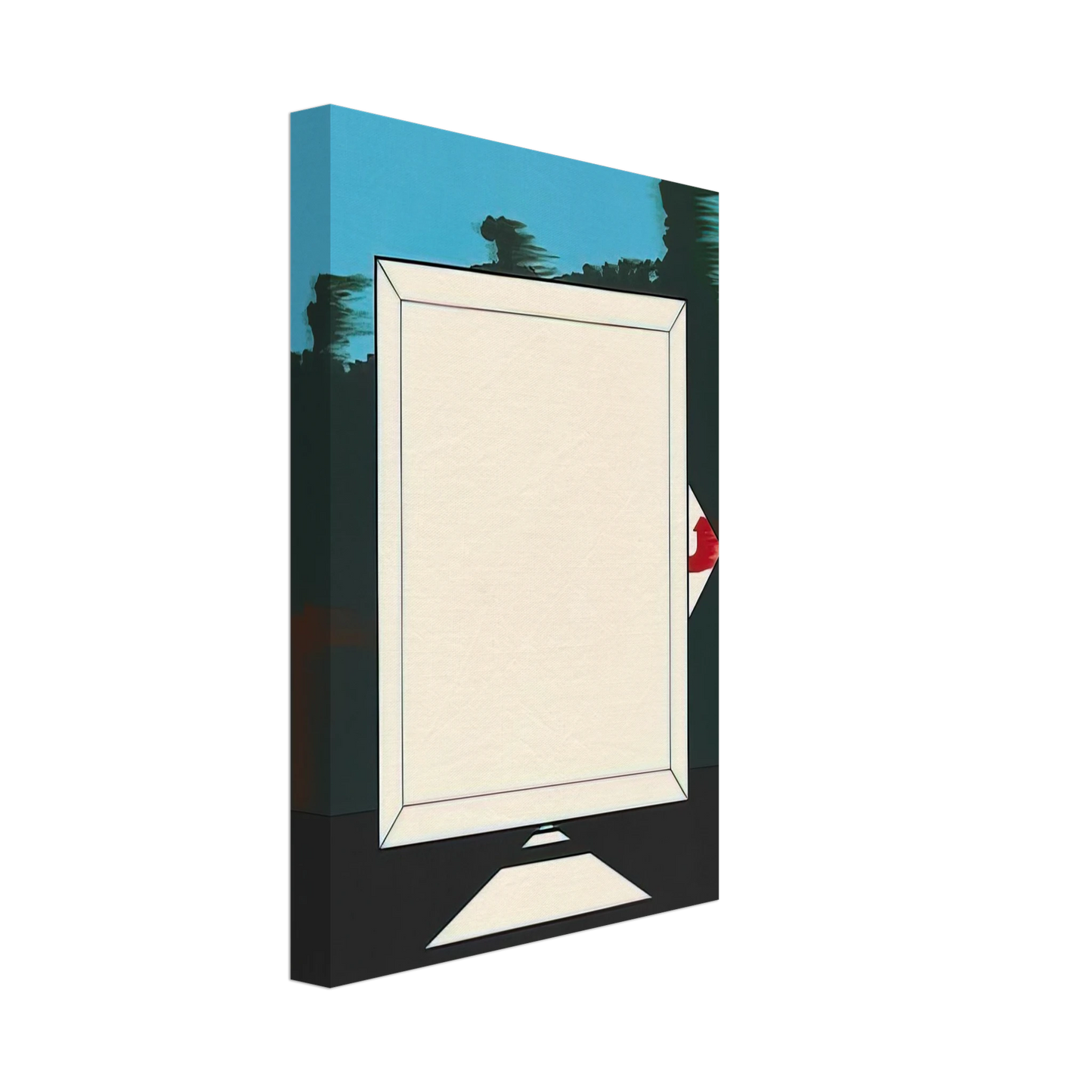 Allan D Arcangelo - Untitled - 1966 Canvas - 70x100 cm / 28x40 inches-canvas