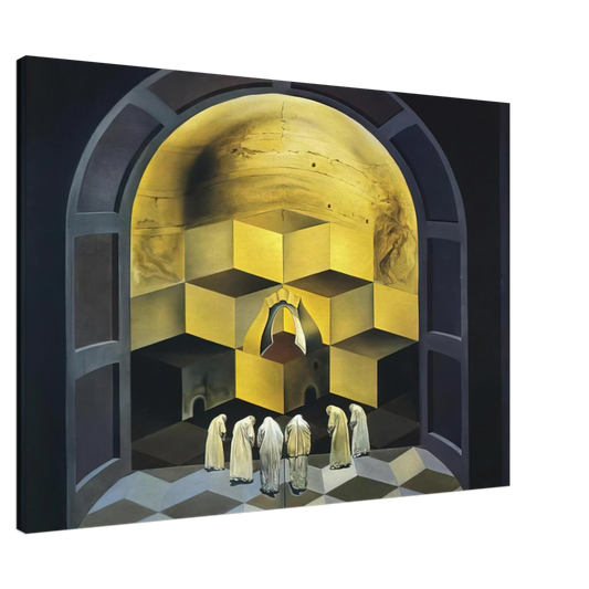 Salvador Dali - SKULL OF ZURBARAN Canvas - 20x30 cm / 8x12 inches-canvas