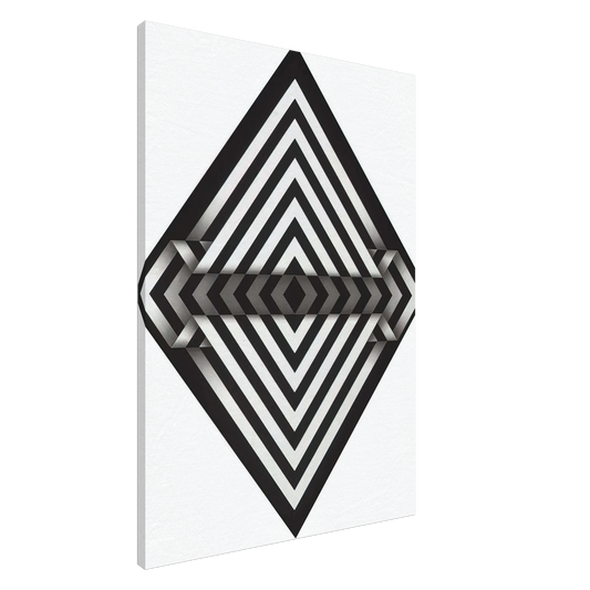 Omar Rayo - Panche I - 1970 Canvas - 20x30 cm / 8x12 inches-canvas