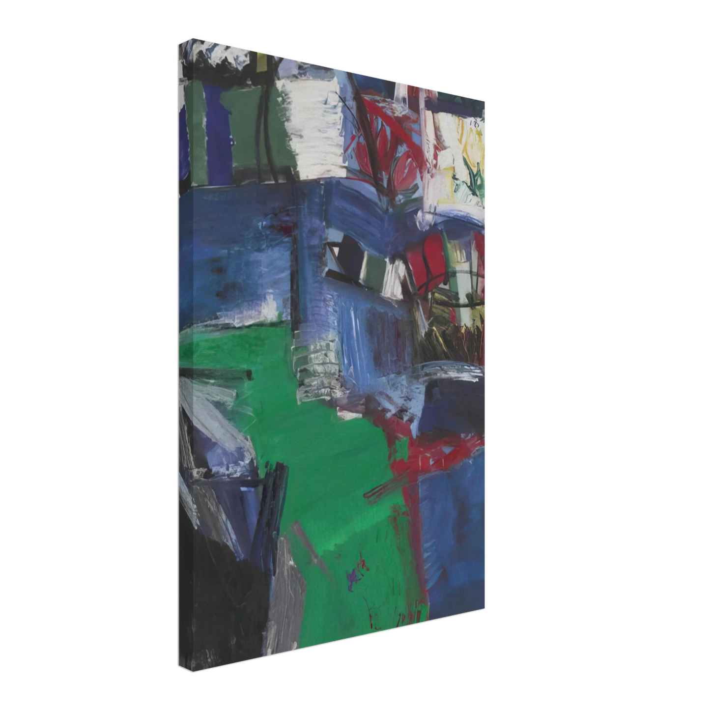 Grace Hartigan - SHINNECOCK CANAL 1957 Canvas - 40x60 cm / 16x24 inches-canvas