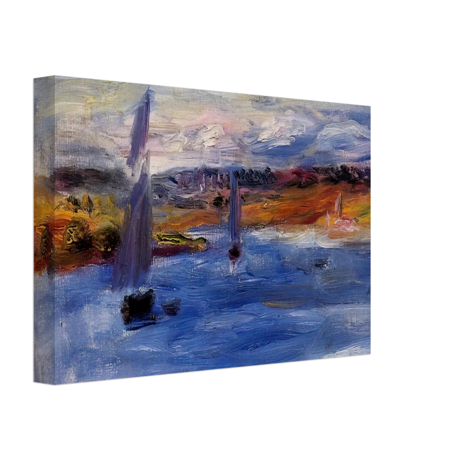 Pierre-Auguste Renoir - Sailboats Canvas - 40x60 cm / 16x24 inches-canvas