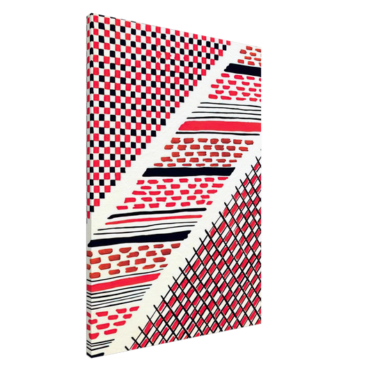 Sonia Delaunay - COMPOSITION 13 Canvas - 20x30 cm / 8x12 inches-canvas