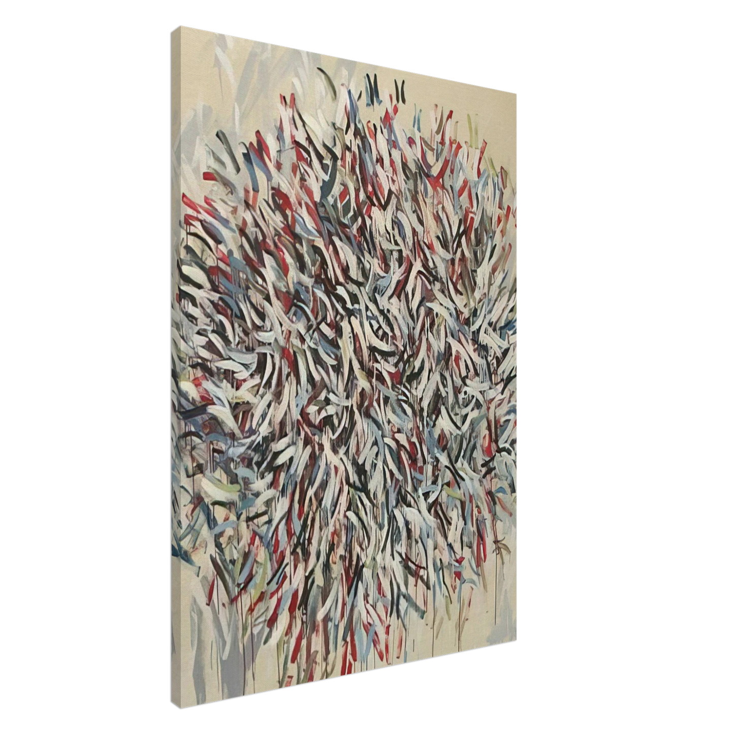 Robert Goodnough - Abstract 2 - 1982 Canvas - 20x30 cm / 8x12 inches-canvas