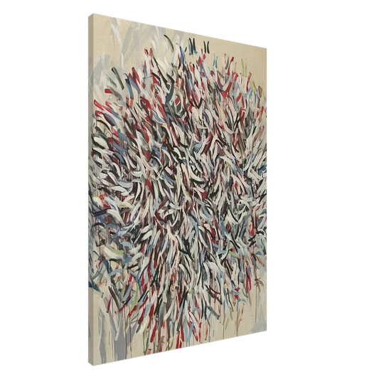 Robert Goodnough - Abstract 2 - 1982 Canvas - 20x30 cm / 8x12 inches-canvas