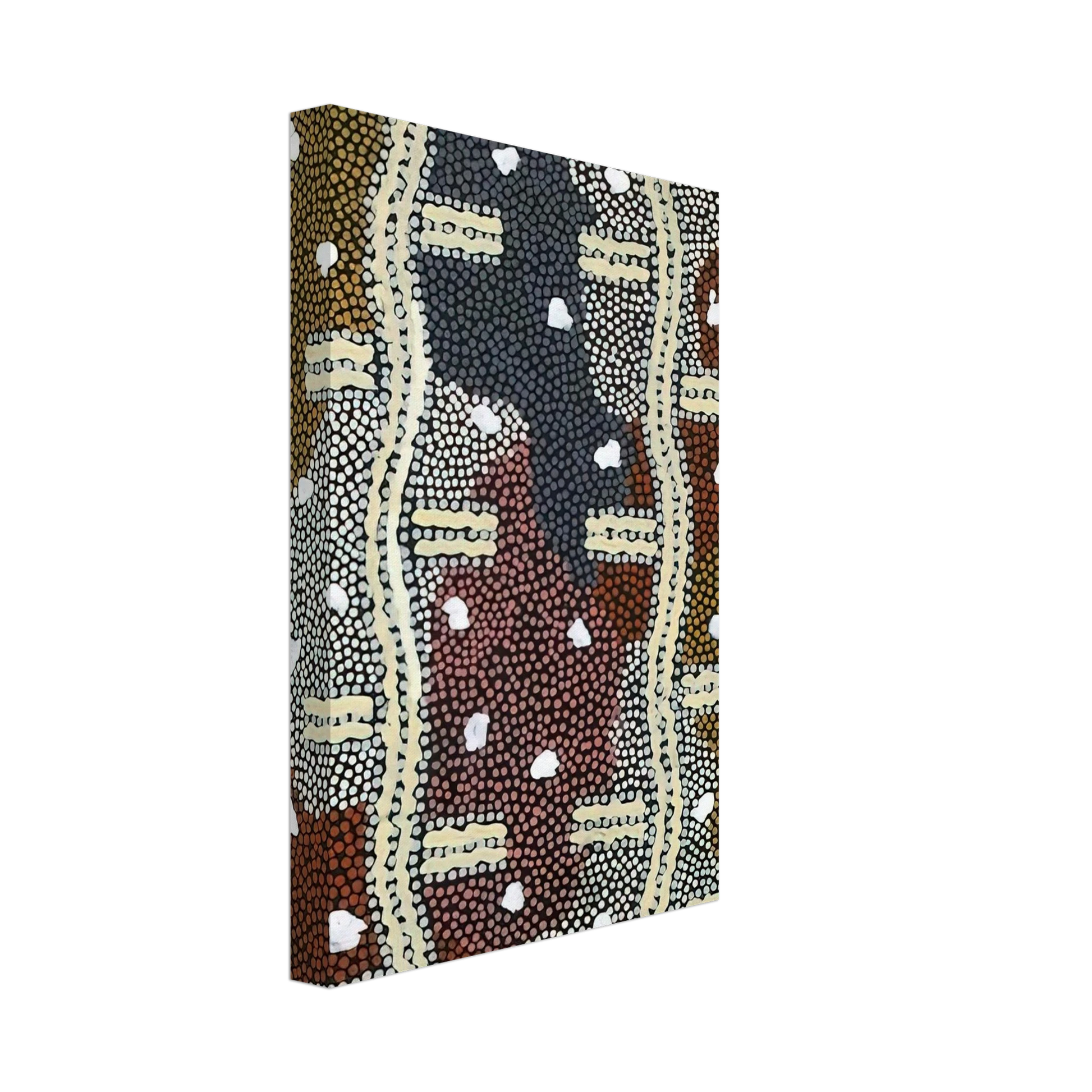 Clifford Possum Tjapaltjarri - Reve Eclair A Mont Wedge - 1994 Canvas - 70x100 cm / 28x40 inches-canvas