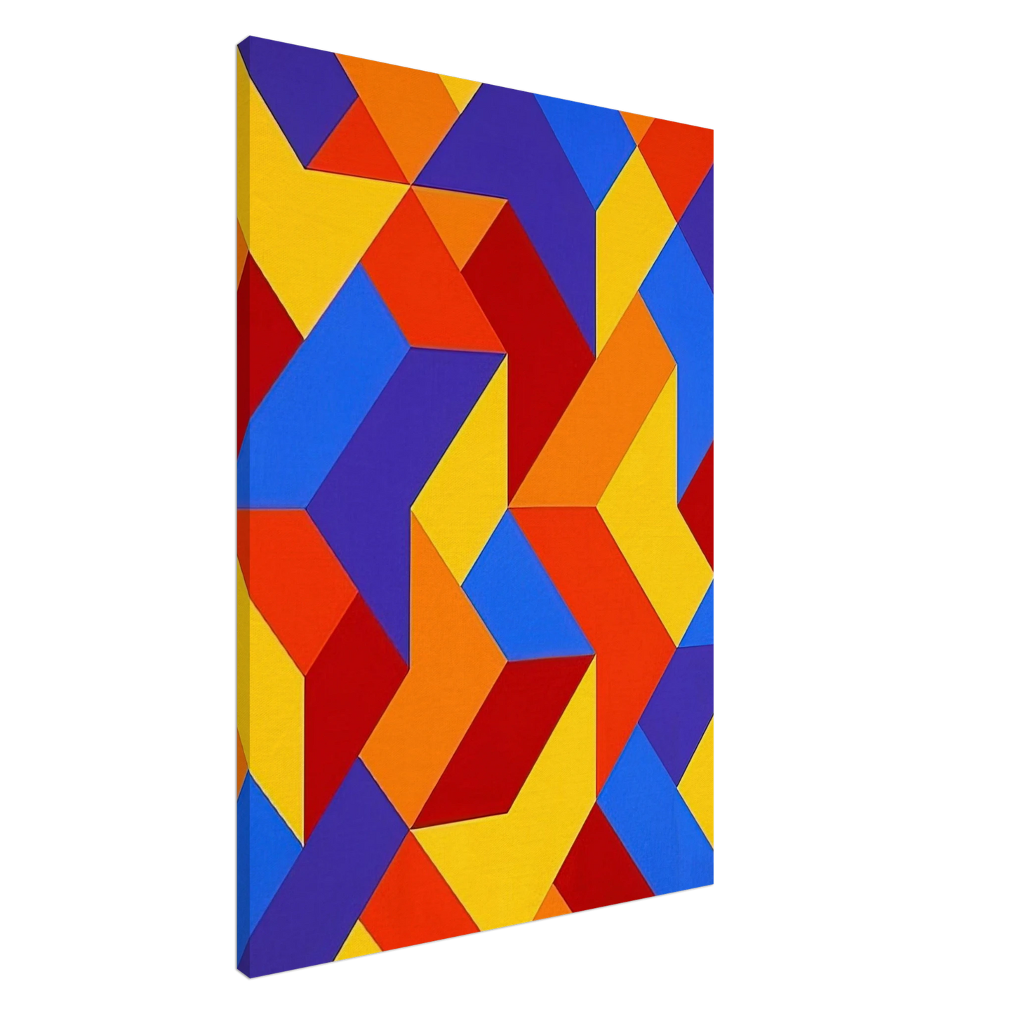 Karl Benjamin - #3 - 1969 Canvas - 20x30 cm / 8x12 inches-canvas