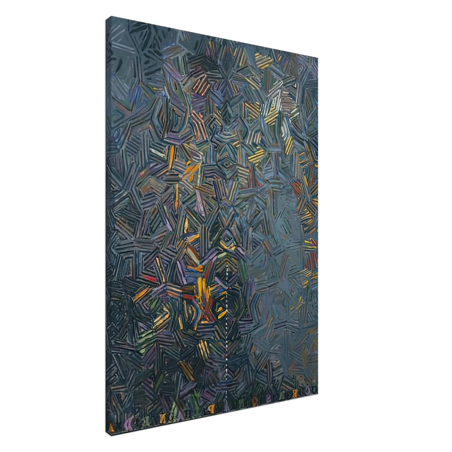 Jasper Johns - DANCERS ON A PLANE 1981 Canvas - 20x30 cm / 8x12 inches-canvas