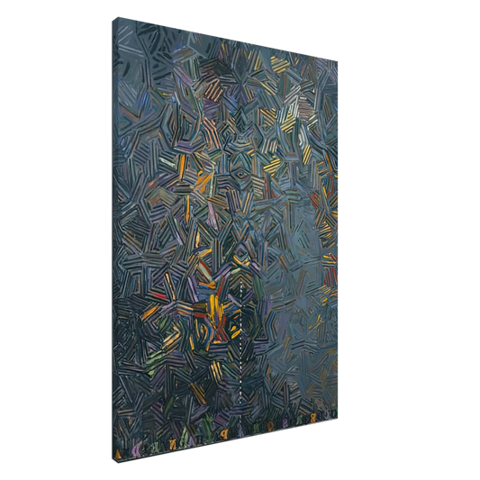 Jasper Johns - DANCERS ON A PLANE 1981 Canvas - 20x30 cm / 8x12 inches-canvas