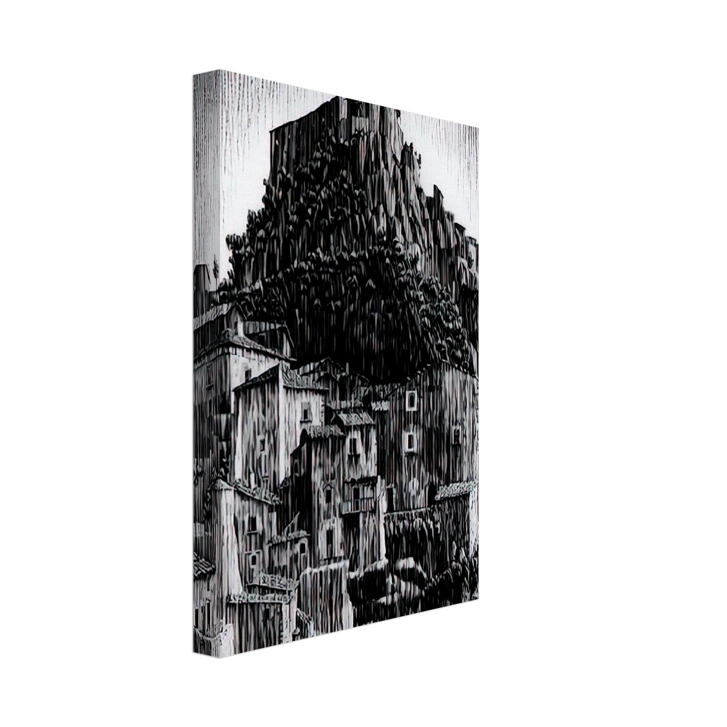 MC Escher - CERRO AL VOLTURNO ABRUZZI JANUARY 1930 1930 Canvas - 70x100 cm / 28x40 inches-canvas