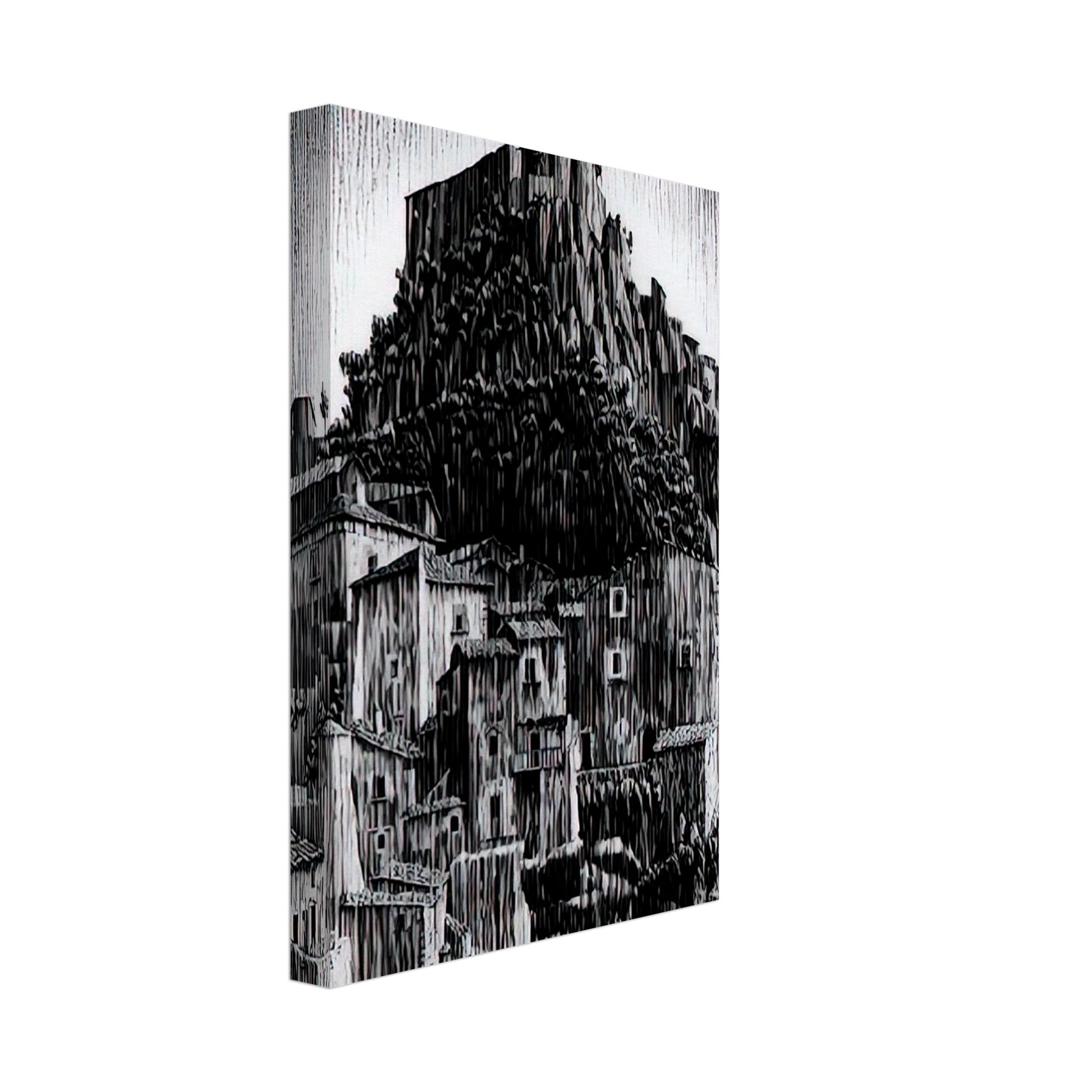 MC Escher - CERRO AL VOLTURNO ABRUZZI JANUARY 1930 1930 Canvas - 70x100 cm / 28x40 inches-canvas