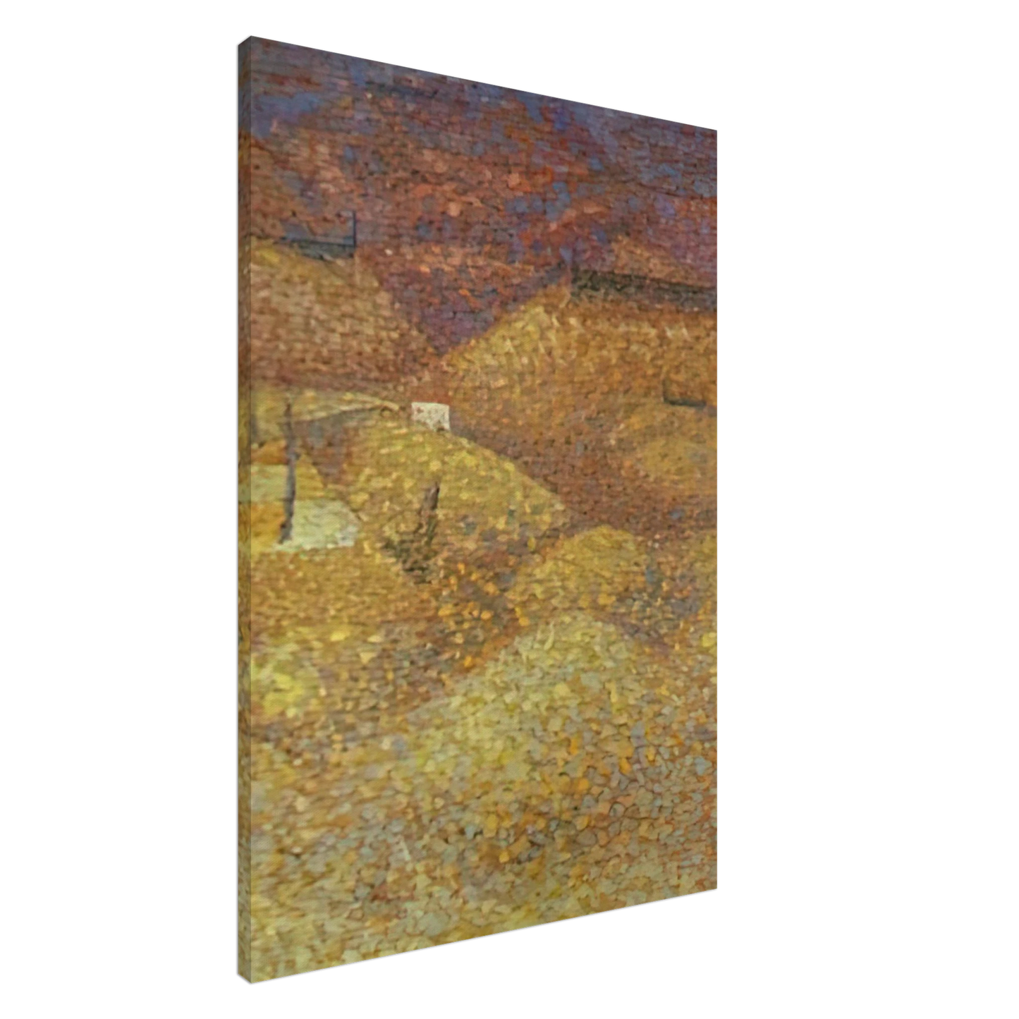 Bridget Riley - PINK LANDSCAPE 1960 Canvas - 20x30 cm / 8x12 inches-canvas