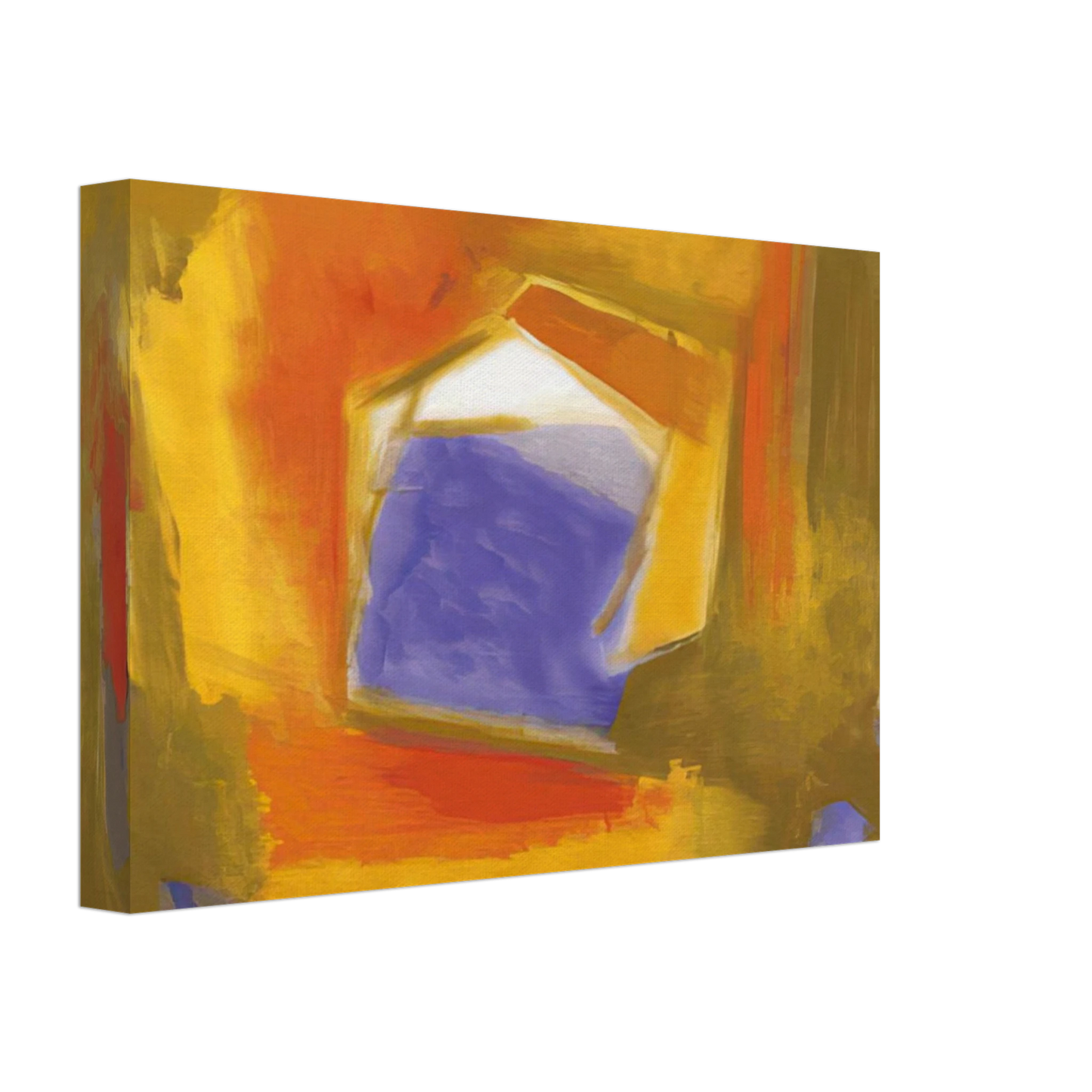 Esteban Vicente - UNTITLED 1990 Canvas - 40x60 cm / 16x24 inches-canvas