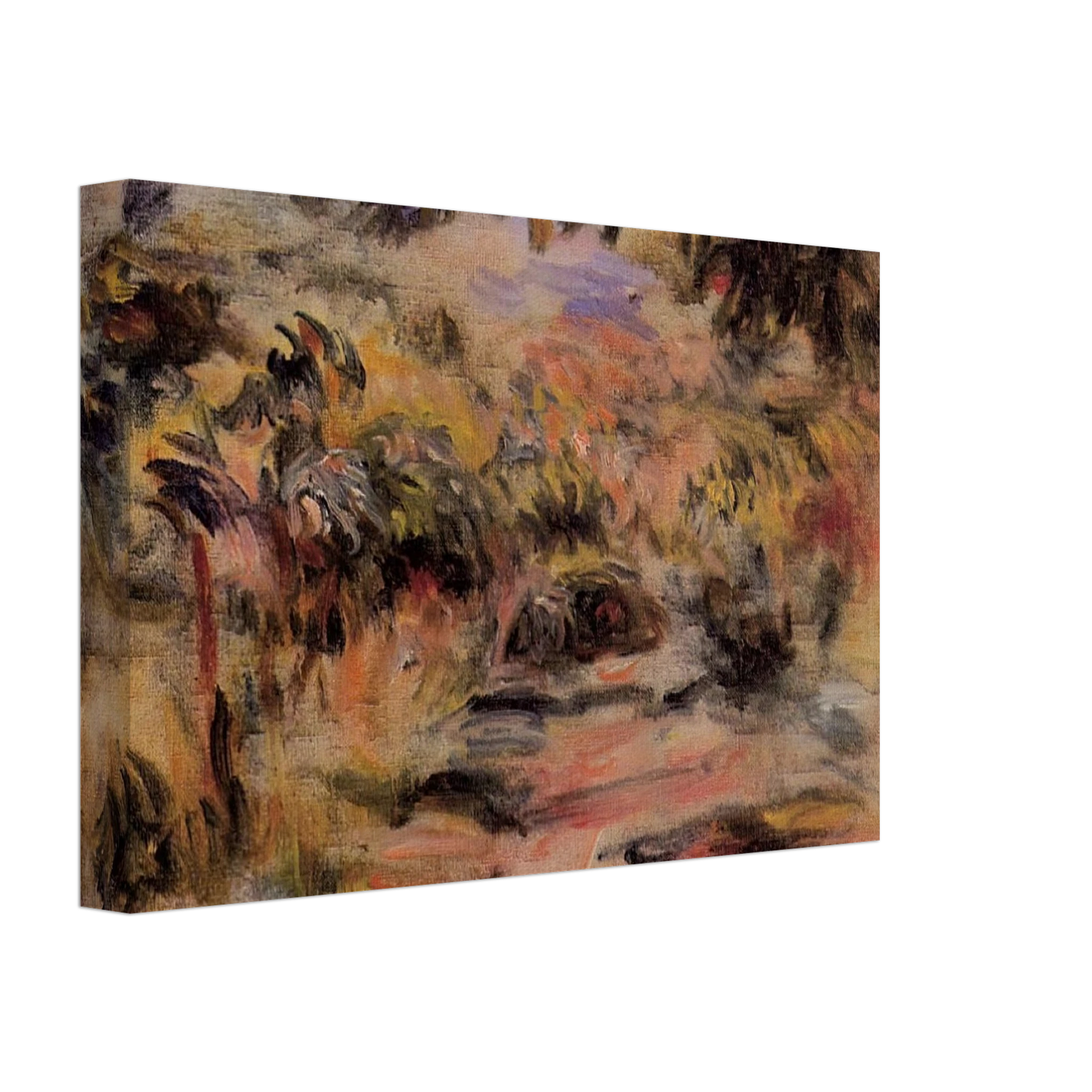 Pierre-Auguste Renoir - The Footpath Canvas - 70x100 cm / 28x40 inches-canvas