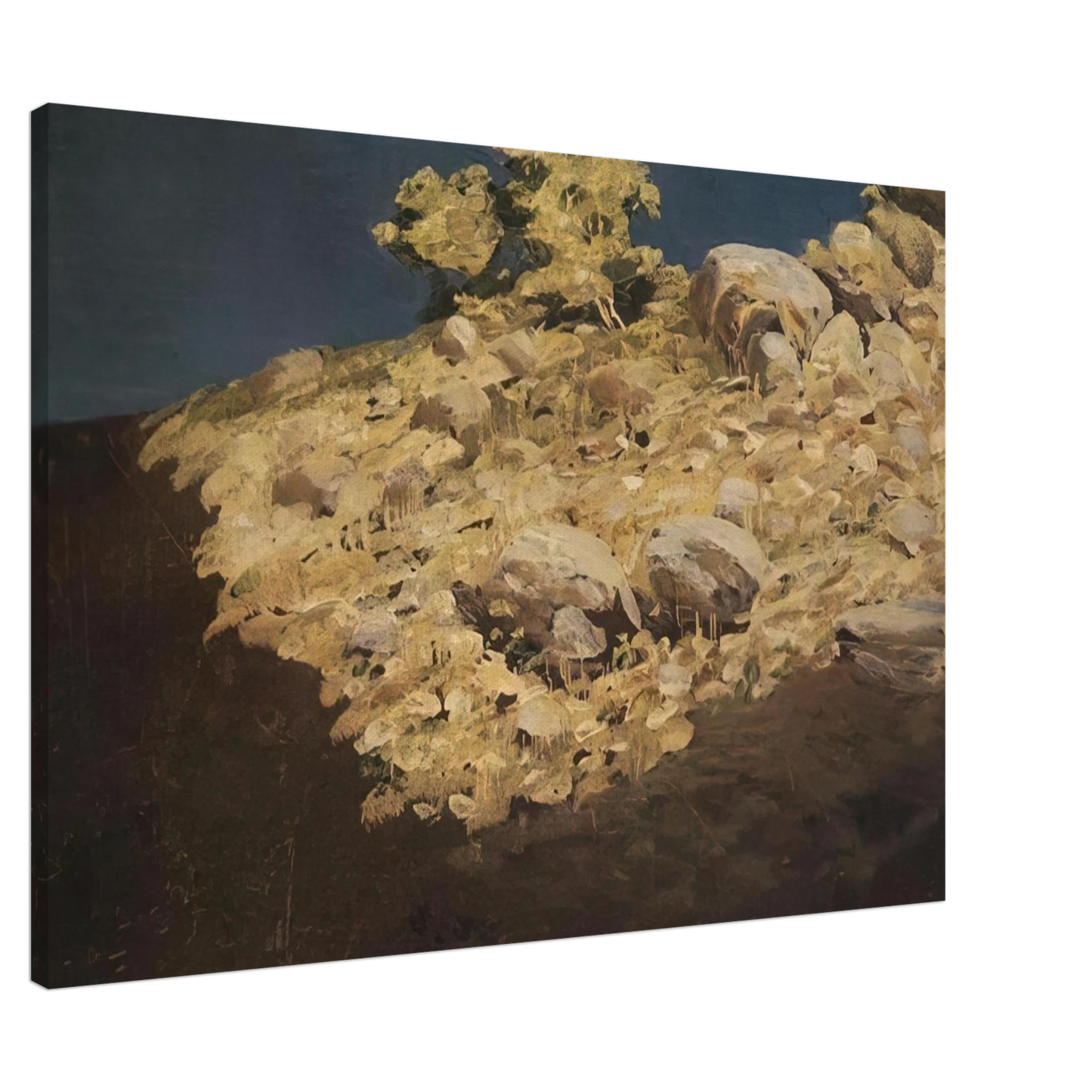 Arkhyp Kuindzhi - Mountain slope. Crimea Canvas - 20x30 cm / 8x12 inches-canvas