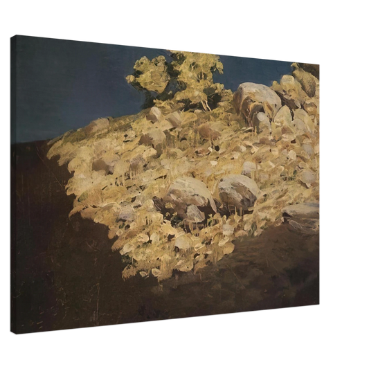 Arkhyp Kuindzhi - Mountain slope. Crimea Canvas - 20x30 cm / 8x12 inches-canvas