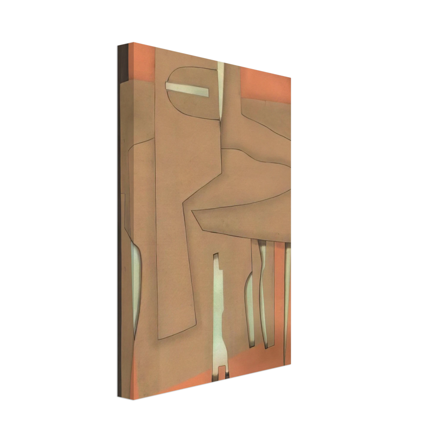 Hiroyuki Tajima - Bottles at the Bar - 1978 Canvas - 40x60 cm / 16x24 inches-canvas