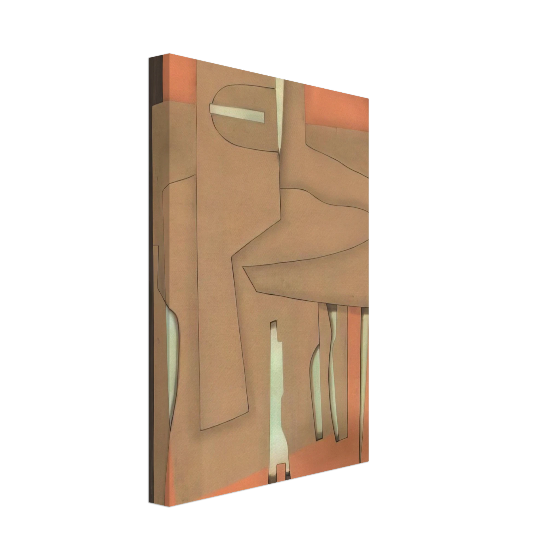 Hiroyuki Tajima - Bottles at the Bar - 1978 Canvas - 40x60 cm / 16x24 inches-canvas