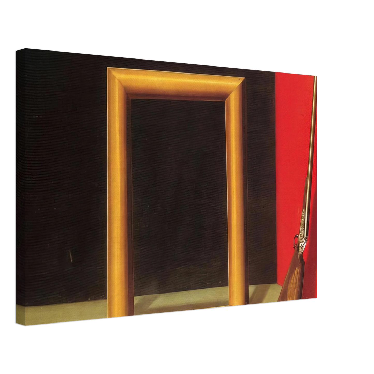 Rene Magritte - THE DELIGHTS OF LANDSCAPE 1928 Canvas - 40x60 cm / 16x24 inches-canvas