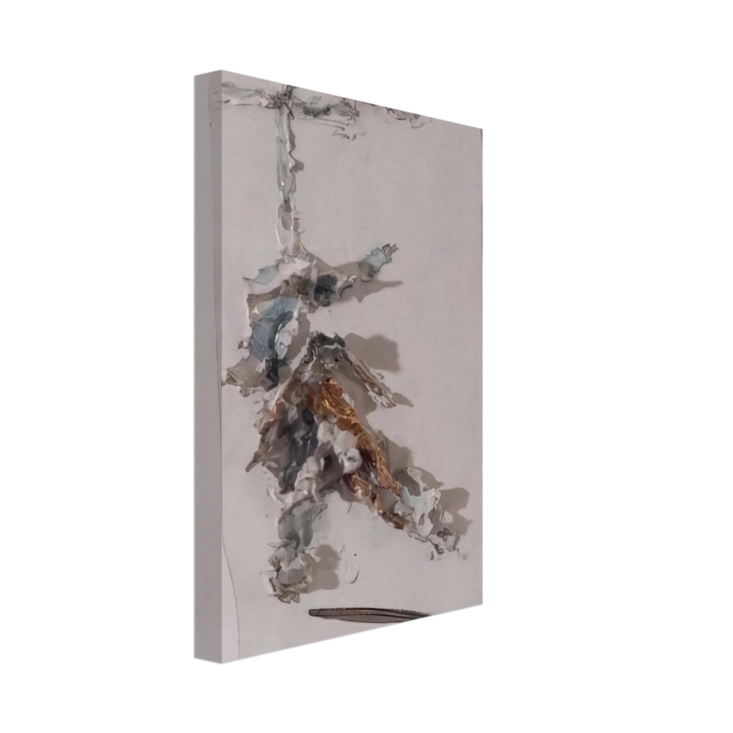 Lucio Fontana - Deposition - 1955 Canvas - 70x100 cm / 28x40 inches-canvas