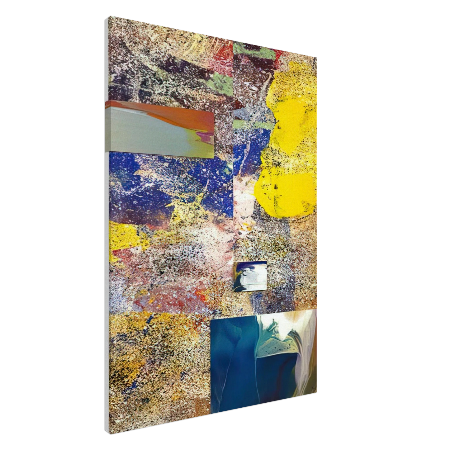 Sam Gilliam - Remembering Girls Ajar Canvas - 20x30 cm / 8x12 inches-canvas